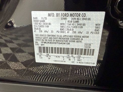 Used 2026 Ford Explorer Active w/ Active Comfort Package AWD/4WD image 33
