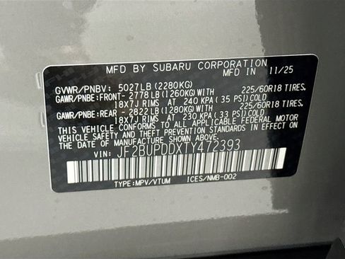 Certified 2026 Subaru Outback Limited AWD/4WD image 32