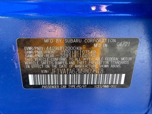 Used 2021 Subaru WRX AWD/4WD image 36