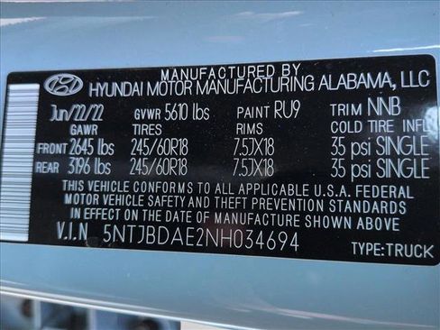 Used 2022 Hyundai Santa Cruz SEL image 24