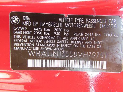 Used 2008 BMW 128i Convertible image 38
