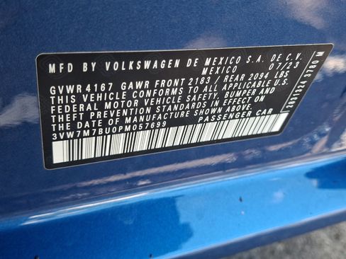 Certified 2023 Volkswagen Jetta SE w/ Panoramic Sunroof Package FWD image 30