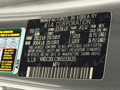 Used 2022 Kia EV6 Wind w/ Wind Technology Package image 27