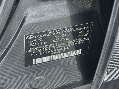 Used 2021 Hyundai Sonata SEL Plus w/ Tech Package FWD image 12