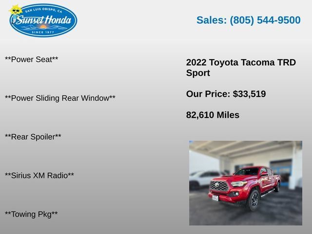 Used 2022 Toyota Tacoma TRD Sport w/ Technology Package AWD/4WD image 14