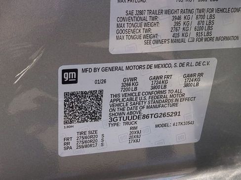New 2026 GMC Sierra 1500 SLT w/ SLT Premium Package AWD/4WD image 34
