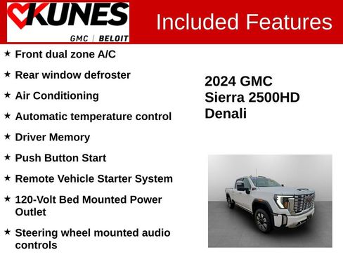 Used 2024 GMC Sierra 2500 Denali w/ Denali Reserve Package AWD/4WD image 3