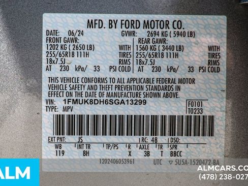 Used 2025 Ford Explorer Active image 55