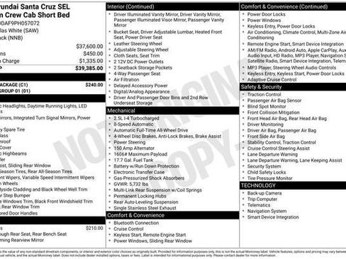 Used 2023 Hyundai Santa Cruz SEL Premium w/ Cargo Package image 29