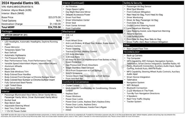Used 2024 Hyundai Elantra SEL FWD image 8