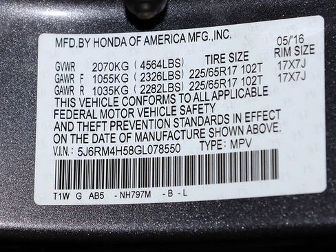 Used 2016 Honda CR-V EX image 37