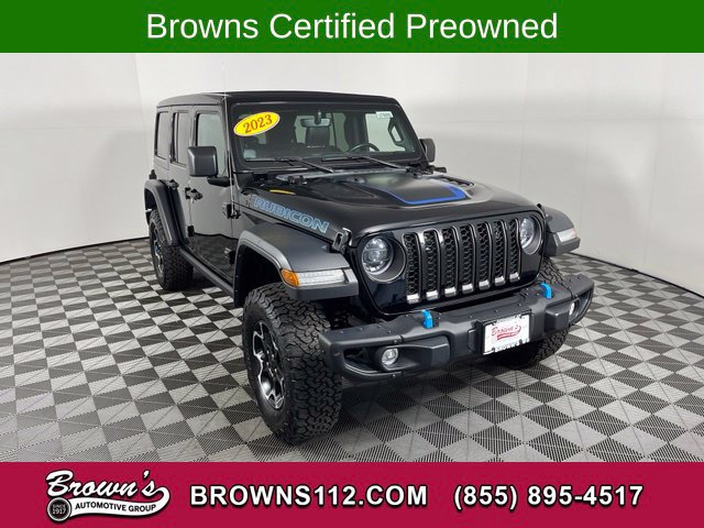 Used 2023 Jeep Wrangler Unlimited Rubicon 4xe w/ Steel Bumper Group AWD/4WD image 1