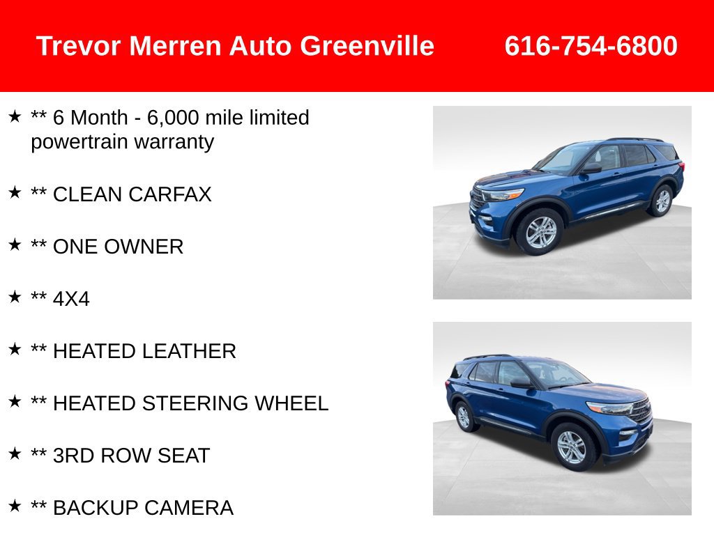 Used 2022 Ford Explorer XLT AWD/4WD image 7