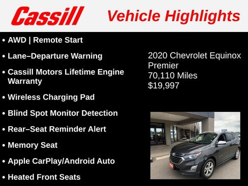 Used 2020 Chevrolet Equinox Premier AWD/4WD image 3