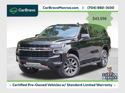 Certified 2021 Chevrolet Tahoe Z71 w/ Z71 Signature Package AWD/4WD image 1