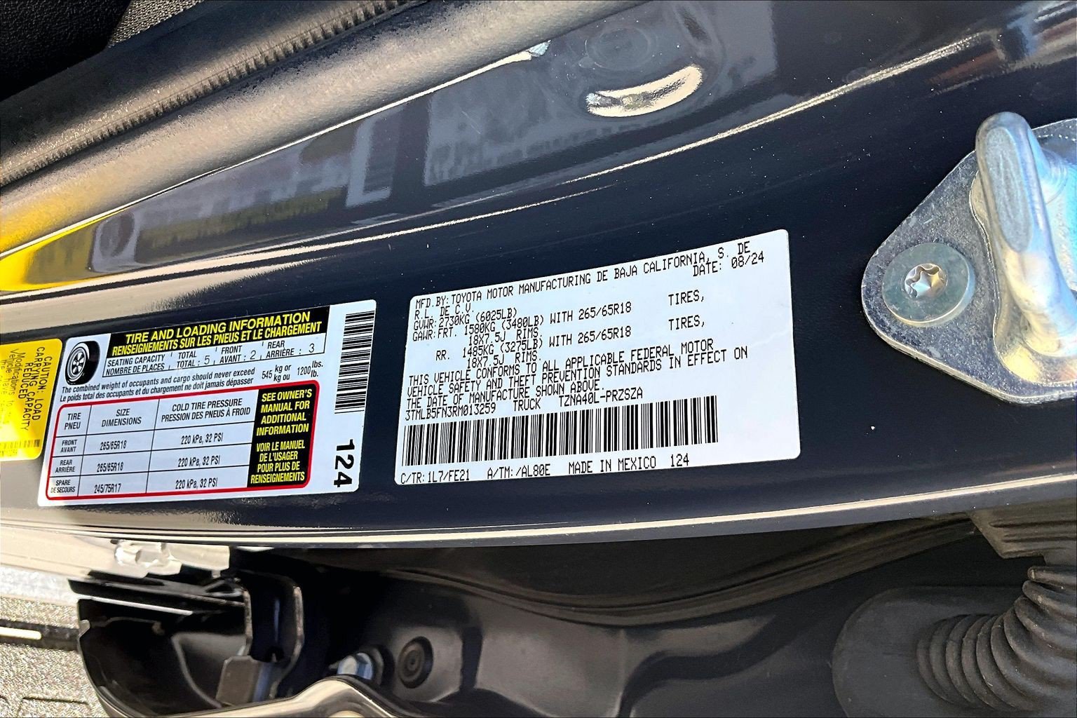 Used 2024 Toyota Tacoma TRD Sport RWD image 36