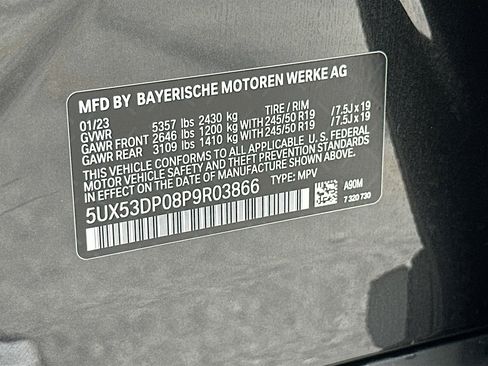 Used 2023 BMW X3 xDrive30i w/ Premium Package AWD/4WD image 35