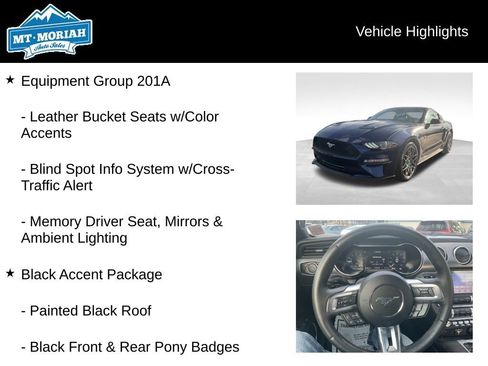 Used 2019 Ford Mustang Premium w/ Equipment Group 201A image 4