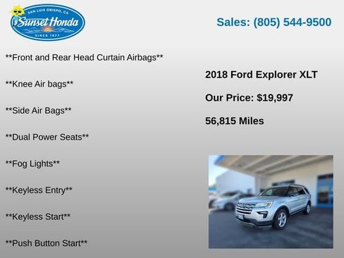 Used 2018 Ford Explorer XLT w/ Equipment Group 201A FWD image 6