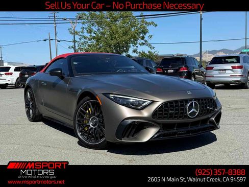 Used 2022 Mercedes-Benz SL 55 AMG 4MATIC w/ AMG Night Package II image 1
