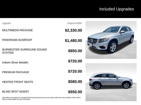 Used 2016 Mercedes-Benz GLC 300 4MATIC w/ Multimedia Package image 10