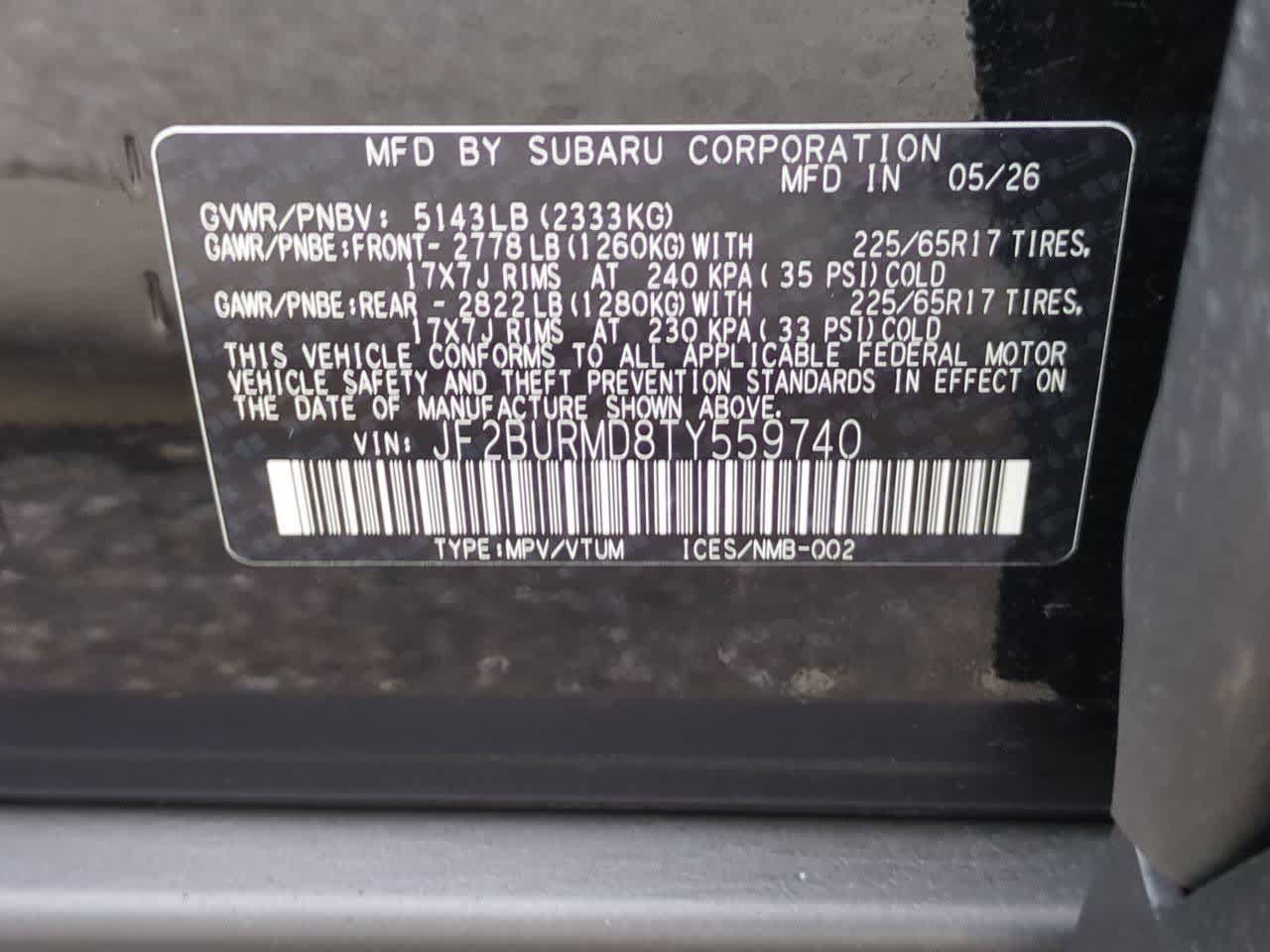 New 2026 Subaru Outback Wilderness AWD/4WD image 36