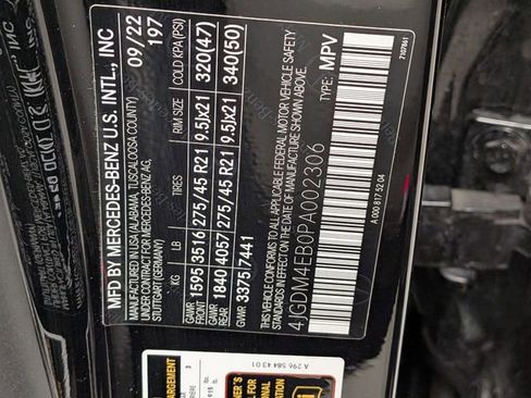 Used 2023 Mercedes-Benz EQS 580 4MATIC SUV image 31