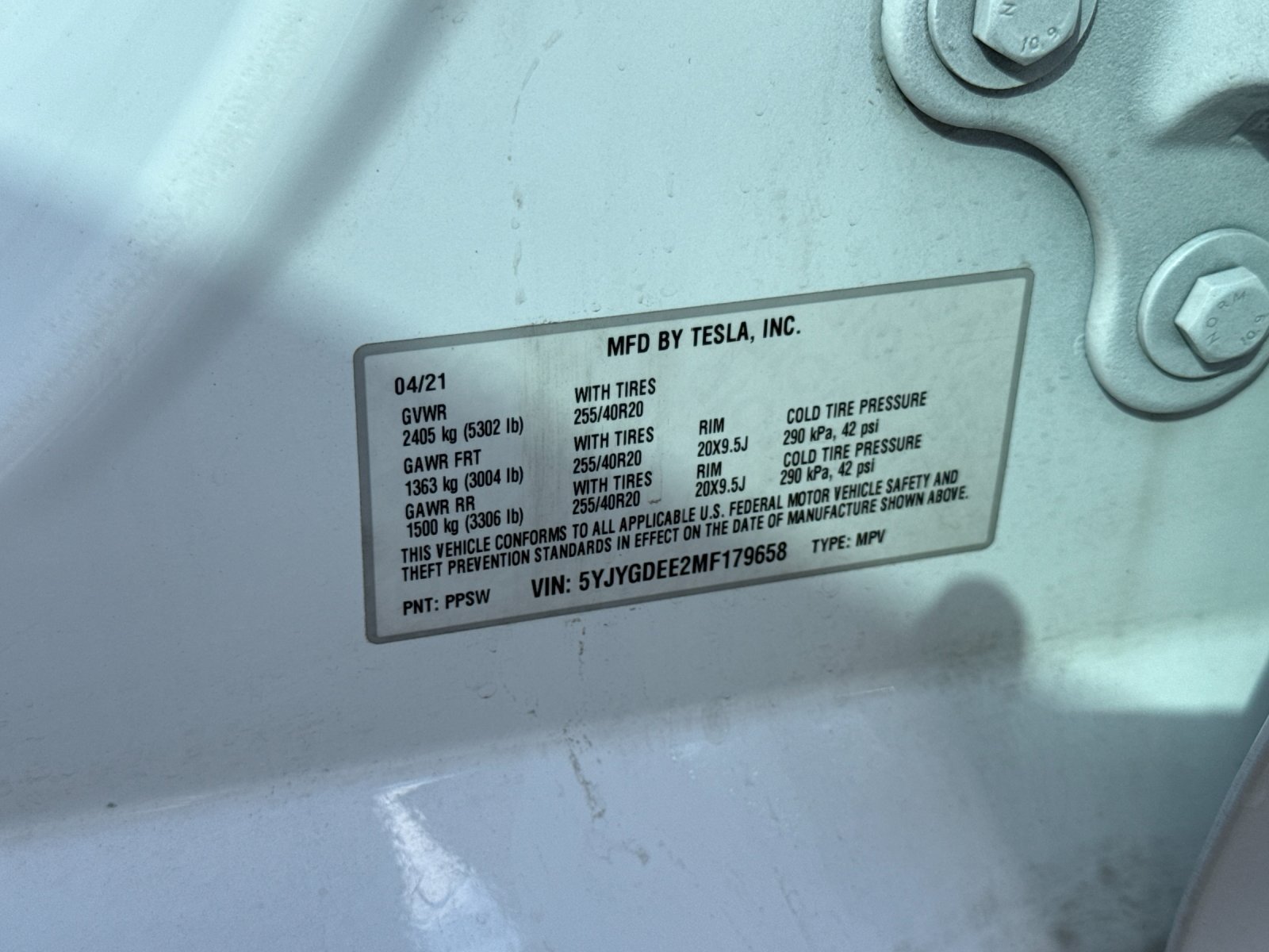 Used 2021 Tesla Model Y Long Range AWD/4WD image 5