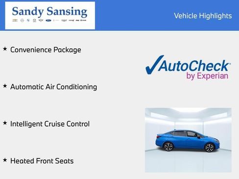 Used 2022 Nissan Versa SR w/ Convenience Package FWD image 7