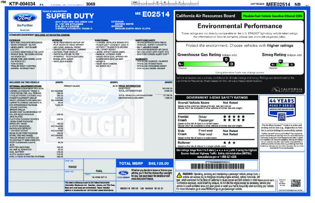 Used 2021 Ford F250 XL w/ STX Appearance Package AWD/4WD image 10