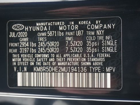 Used 2021 Hyundai Palisade Limited AWD/4WD image 36