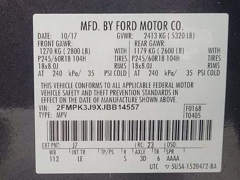 Used 2018 Ford Edge SEL w/ Equipment Group 201A FWD image 33