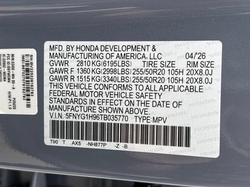 Used 2026 Honda Pilot Black Edition image 19