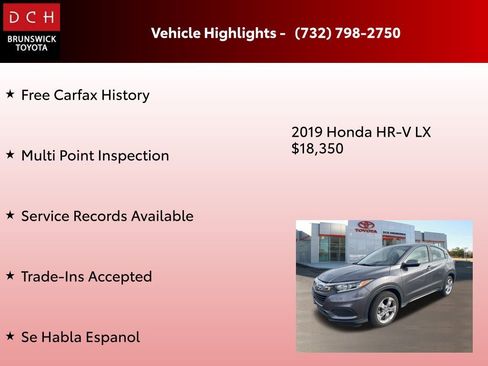 Used 2019 Honda HR-V LX image 4