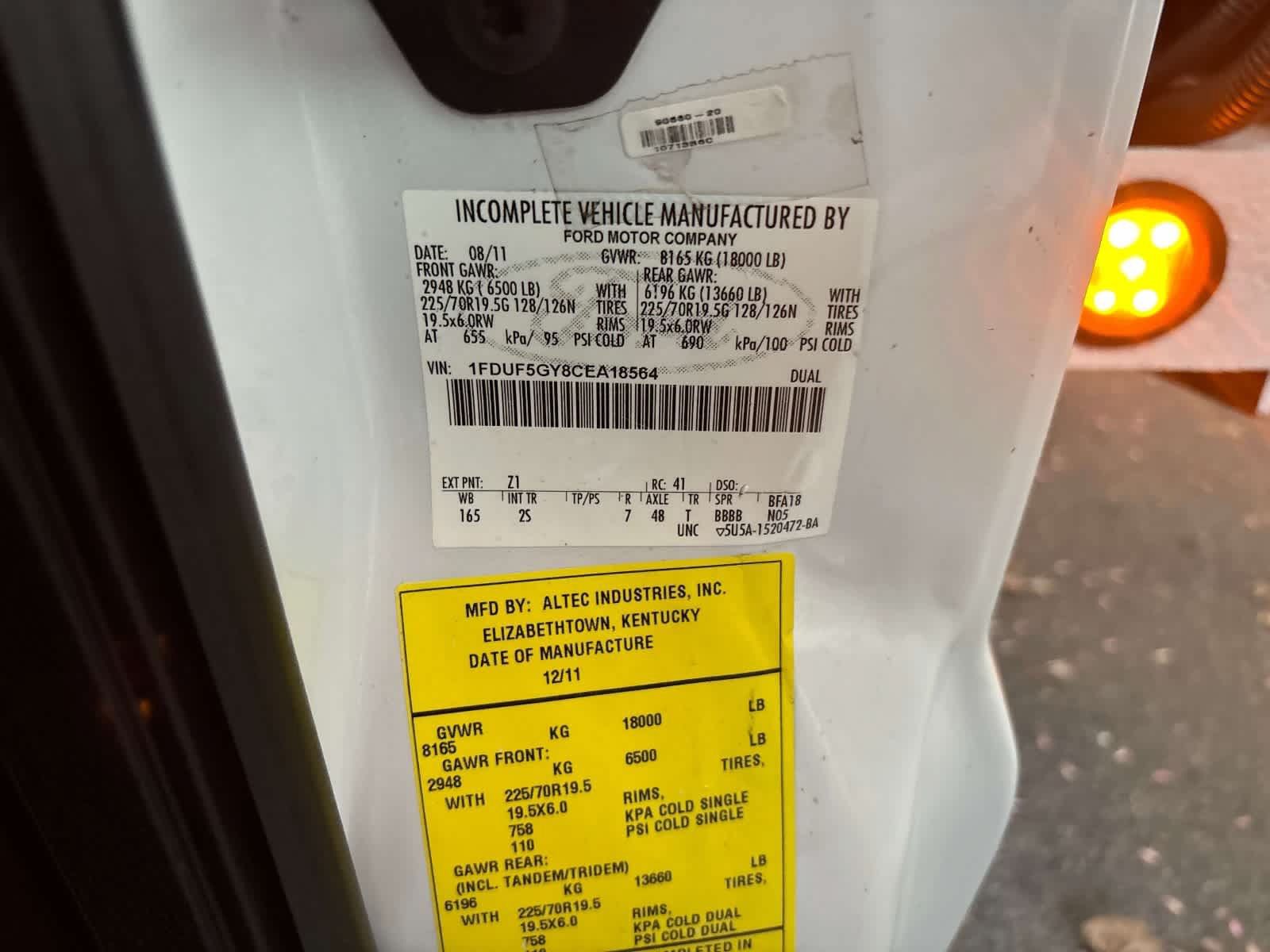 Used 2012 Ford F550 Luxury w/ PWR Equipment Group RWD image 17