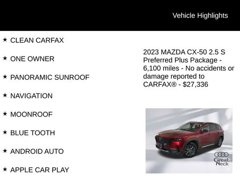 Used 2023 MAZDA CX-50 2.5 S w/ Accent Package AWD/4WD image 9