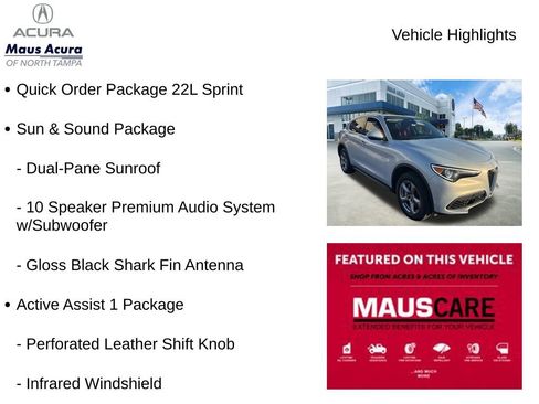 Used 2021 Alfa Romeo Stelvio Sprint w/ Sun & Sound Package image 8