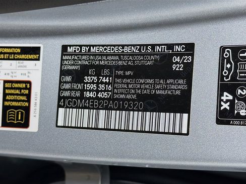 Certified 2023 Mercedes-Benz EQS 580 4MATIC SUV image 37