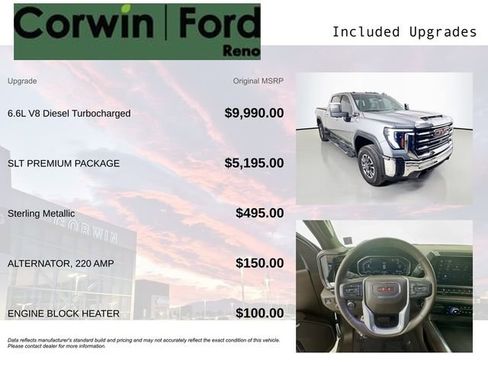 Used 2025 GMC Sierra 2500 SLT w/ SLT Premium Package image 3