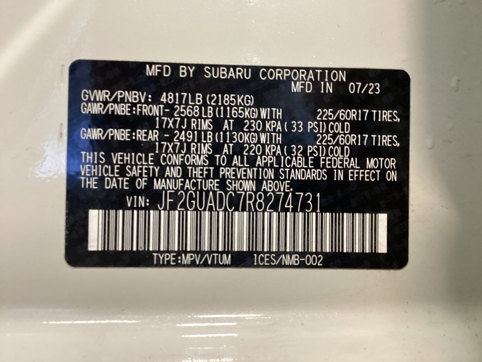 Certified 2024 Subaru Crosstrek 2.0i Premium AWD/4WD image 16