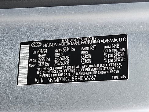 Used 2024 Hyundai Santa Fe SE FWD image 27