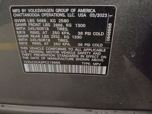 Used 2023 Volkswagen Atlas Cross Sport SE AWD/4WD image 33