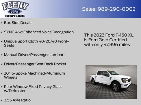 Certified 2023 Ford F150 XL w/ STX Appearance Package AWD/4WD image 17