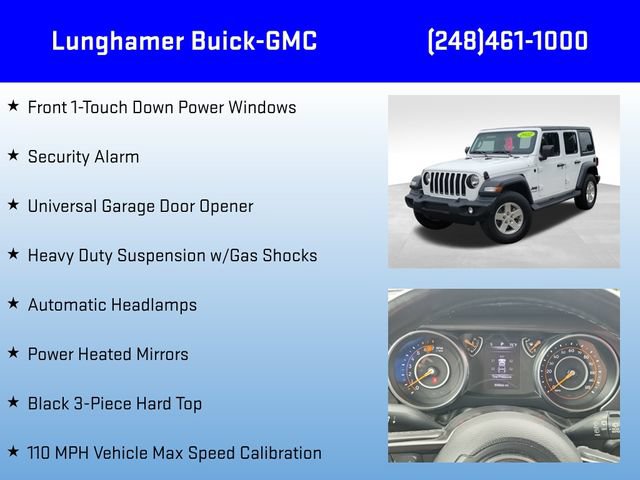 Used 2022 Jeep Wrangler Unlimited Sport AWD/4WD image 30