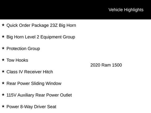 Used 2020 RAM 1500 Big Horn AWD/4WD image 12