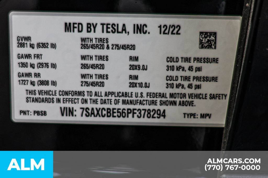 Used 2023 Tesla Model X AWD/4WD image 47