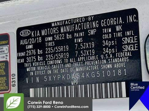 Used 2019 Kia Sorento SX image 39