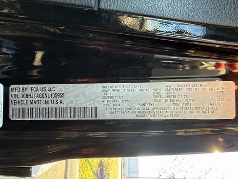 Certified 2022 Jeep Gladiator Sport image 34