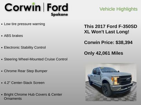 Used 2017 Ford F350 XL w/ XL Value Package image 18