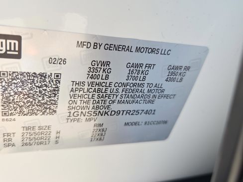 New 2026 Chevrolet Tahoe LT w/ Comfort Package image 19